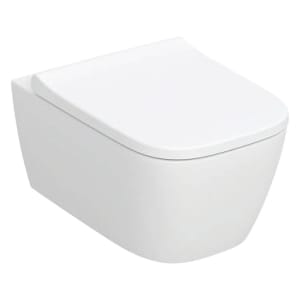 Geberit iCon Set Wand-WC Tiefspüler geschlossenes Design, TurboFlush, mit WC-Sitz