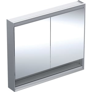 Geberit ONE Spiegelschrank mit Nische, ComfortLight, 2 Türen, AP-Montage, 105 cm