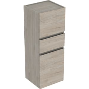 Geberit Renova Plan Mittelhochschrank mit 2 Türen und 1 Schublade