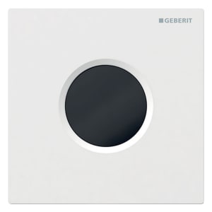 Geberit Urinalsteuerung mit elektronischer Spülauslösung, Batteriebetrieb, Typ 01 Abdeckplatte, Round