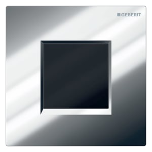 Geberit Urinalsteuerung mit elektronischer Spülauslösung, Batteriebetrieb, Typ 20 square Abdeckplatte