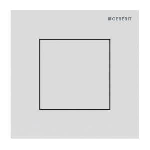 Geberit Urinalsteuerung mit pneumatischer Spülauslösung, Typ 40 Betätigungsplatte Square