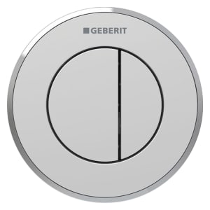 Geberit Typ 10 Fernbetätigung pneumatisch, für 2-Mengen-Spülung, UP-Drücker