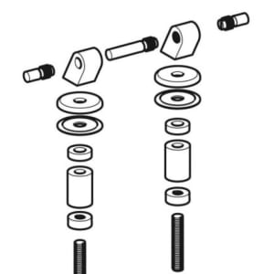 Geberit Pareo Ersatz-Scharniere