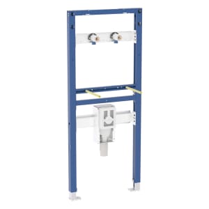 Geberit Duofix Element für Waschtisch 130 cm Wandarmatur Aufputz mit Unterputzsiphon