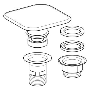 Geberit Citterio Ablaufdeckel für Waschtisch