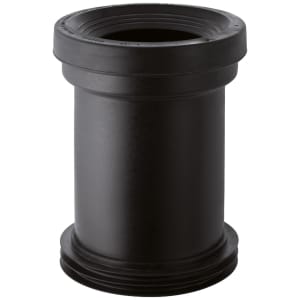 QWORK 100 mm Versatz WC Anschlussrohr, Kunststoff WC