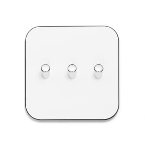 Giese Hakenleiste mit 3 Haken zum Kleben