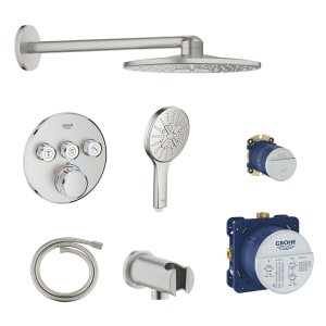 GROHE Grohtherm SmartControl Thermostat Fertigmontageset, runde Ausführung