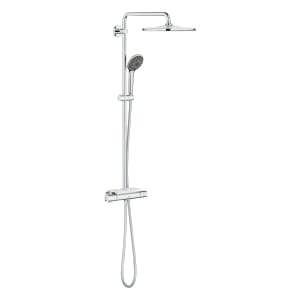 GROHE Vitalio System 310 Duschsystem mit Thermostatbatterie mit Ablage