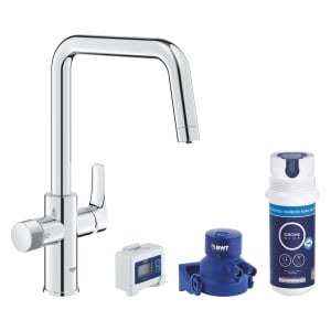 GROHE Blue Pure Start Einhand-Spültischarmatur Starter Set mit Mini Aktivkohlefilter