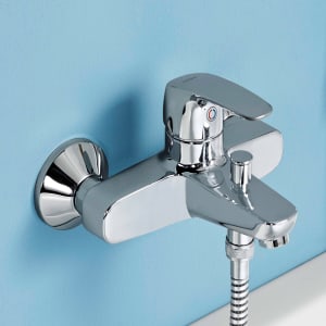 Hansa HANSAPINTO Einhand-Wannenbatterie für Wandaufbau