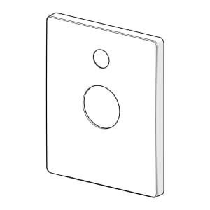 Hansa Rosette Twist UP-Einhand-Wannen-Batterie mit Umstellung