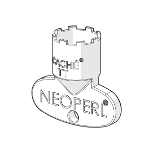 Hansa Montageschlüssel Cache M 16,5 x 1