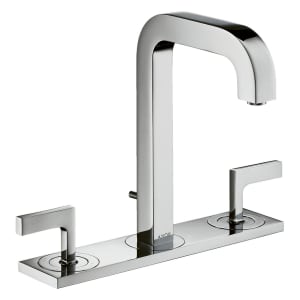 AXOR Citterio 3-Loch Waschtischarmatur mit Hebelgriffen Ausladung 14 cm