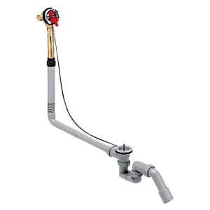 hansgrohe Exafill Wanneneinlauf mit Ab- und Überlaufgarnitur, Sonderlänge