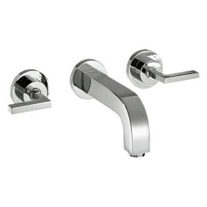 AXOR Citterio 3-Loch Waschtisch-Wandarmatur Hebelgriffe ohne Platte