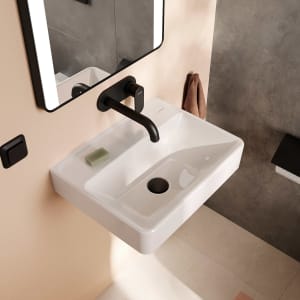 hansgrohe Xanuia Q Handwaschbecken 500/390 ohne Hahnloch und Überlauf