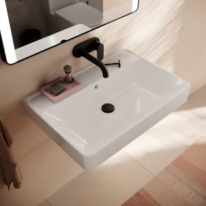 hansgrohe Xanuia Q Waschtisch 700/480 ohne Hahnloch mit Überlauf