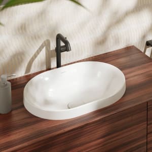 hansgrohe Xuniva U Einbauwaschtisch 55 x 40 cm, mit Überlauf, mit SmartClean