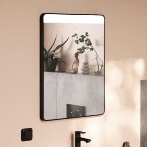 hansgrohe Xarita Lite Q Spiegel mit horizontaler LED-Beleuchtung 500/30 für Wandschalter