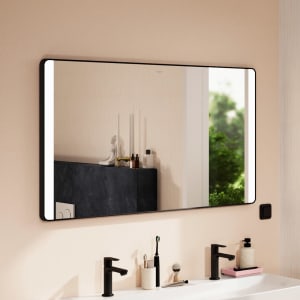 hansgrohe Xarita Lite Q Spiegel mit seitlicher LED-Beleuchtung 1200/30 für Wandschalter