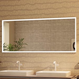 hansgrohe Xarita E Badspiegel 160 x 70 cm mit Infrarot-Sensor in mattweiß