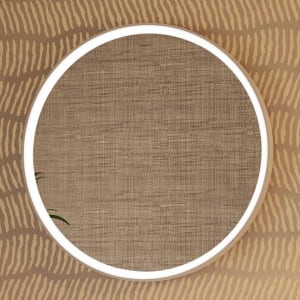 hansgrohe Xarita S Badspiegel Ø 70 cm mit Infrarot-Sensor in mattweiß