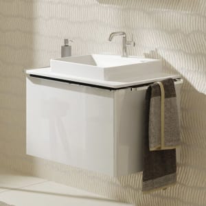 hansgrohe Xelu Q Waschtischunterschrank für Konsole 78 x 48,5 cm, 1 Schubkasten, Griff chrom