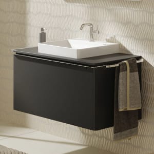 hansgrohe Xelu Q Waschtischunterschrank für Konsole 98 x 48,5 cm, 1 Schubkasten, Griff chrom