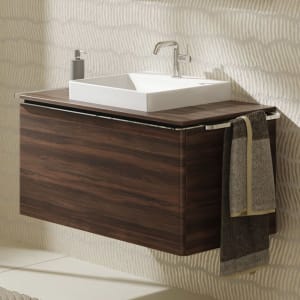 hansgrohe Xelu Q Waschtischunterschrank für Konsole 98 x 48,5 cm, 1 Schubkasten, Griff chrom