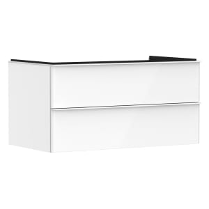 hansgrohe Xelu Q Waschtischunterschrank für Konsole 98 x 48,5 cm, 2 Schubkästen, Griff mattweiß