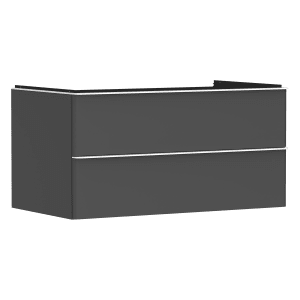 hansgrohe Xelu Q Waschtischunterschrank für Konsole 98 x 48,5 cm, 2 Schubkästen, Griff mattweiß