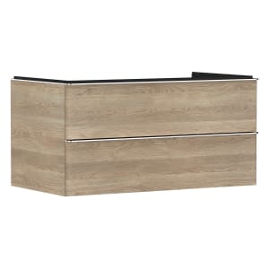 hansgrohe Xelu Q Waschtischunterschrank für Konsole 98 x 48,5 cm, 2 Schubkästen, Griff chrom