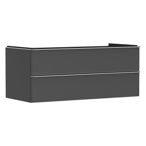 hansgrohe Xelu Q Waschtischunterschrank für Konsole 118 x 48,5 cm, 2 Schubkästen, Griff chrom