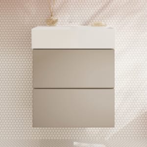 hansgrohe Xevolos E Waschtisch mit Unterschrank 60 cm mit 2 Schubkästen