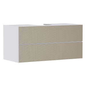 hansgrohe Xevolos E Waschtischunterschrank 118 x 55,5 cm mit 2 Schubkästen für Konsole und Aufsatzwaschtisch