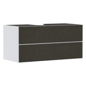 hansgrohe Xevolos E Waschtischunterschrank 118 x 55,5 cm mit 2 Schubkästen für Konsole und Aufsatzwaschtisch