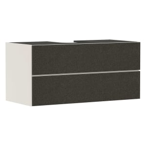 hansgrohe Xevolos E Waschtischunterschrank 118 x 55,5 cm mit 2 Schubkästen für Konsole und Aufsatzwaschtisch