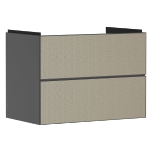 hansgrohe Xevolos E Waschtischunterschrank 78 x 57,5 cm mit 2 Schubkästen