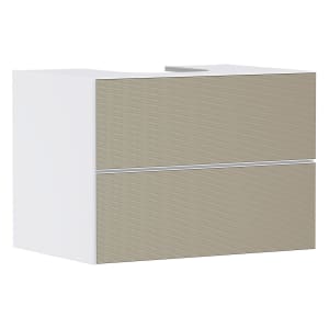 hansgrohe Xevolos E Waschtischunterschrank 78 x 55,5 cm mit 2 Schubkästen für Konsole und Aufsatzwaschtisch