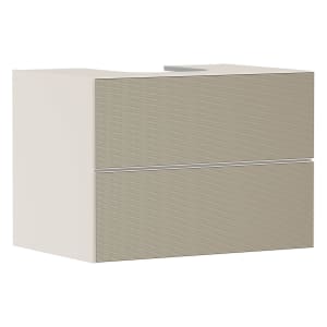 hansgrohe Xevolos E Waschtischunterschrank 78 x 55,5 cm mit 2 Schubkästen für Konsole und Aufsatzwaschtisch