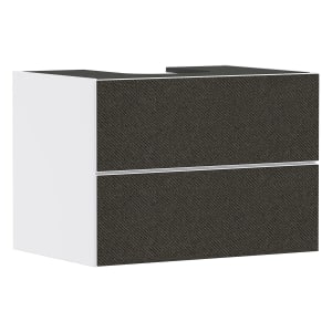 hansgrohe Xevolos E Waschtischunterschrank 78 x 55,5 cm mit 2 Schubkästen für Konsole und Aufsatzwaschtisch