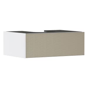 hansgrohe Xevolos E Waschtischunterschrank 78 x 27,5 cm mit 1 Schubkasten für Konsole mit Ausschnitt mittig für Aufsatzwaschtisch