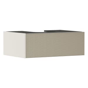 hansgrohe Xevolos E Waschtischunterschrank 78 x 28,5 cm mit 1 Schubkasten für Konsole mit Ausschnitt mittig für Aufsatzwaschtisch