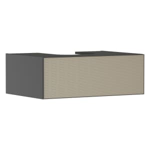 hansgrohe Xevolos E Waschtischunterschrank 78 x 28,5 cm mit 1 Schubkasten für Konsole mit Ausschnitt mittig für Aufsatzwaschtisch