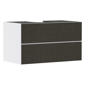hansgrohe Xevolos E Waschtischunterschrank 98 x 55,5 cm mit 2 Schubkästen für Konsole und Aufsatzwaschtisch