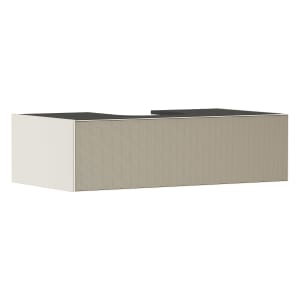 hansgrohe Xevolos E Waschtischunterschrank 98 x 27,5 cm mit 1 Schubkasten für Konsole mit Ausschnitt mittig für Aufsatzwaschtisch