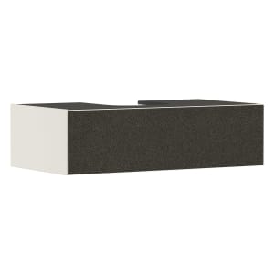 hansgrohe Xevolos E Waschtischunterschrank 98 x 27,5 cm mit 1 Schubkasten für Konsole mit Ausschnitt mittig für Aufsatzwaschtisch