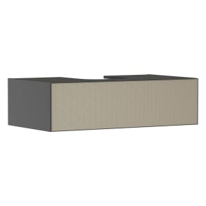 hansgrohe Xevolos E Waschtischunterschrank 98 x 27,5 cm mit 1 Schubkasten für Konsole mit Ausschnitt mittig für Aufsatzwaschtisch